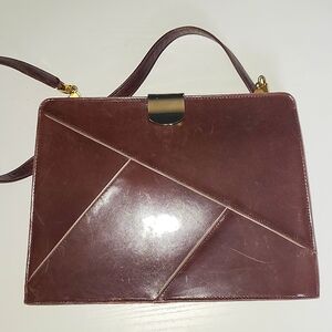 Bally Les Accessories Leather Clutch Brown One Size